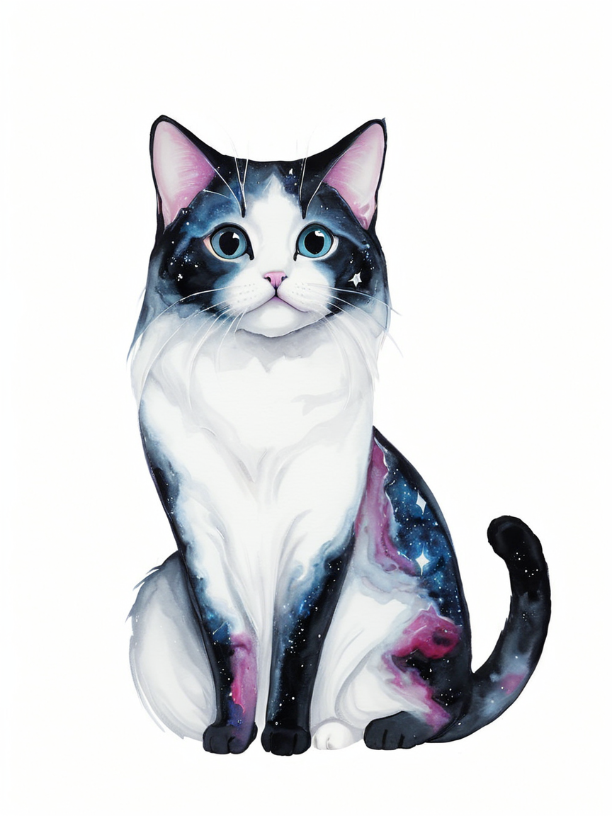 00777-3860007845-_lora_galaxyXL_1_ galaxy cat, void, cosmic, white background,.png